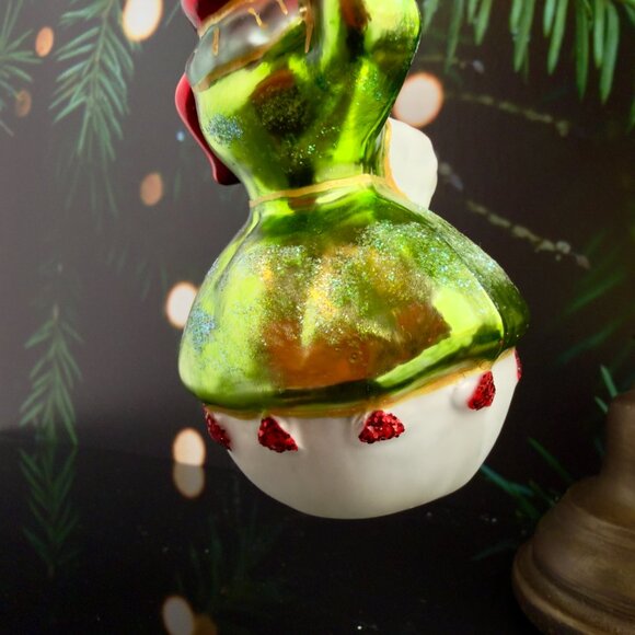 Christopher Radko 'THE ICENHOWERS MAMIE' Glass Ornament 4-1/2" - Picture 4 of 6